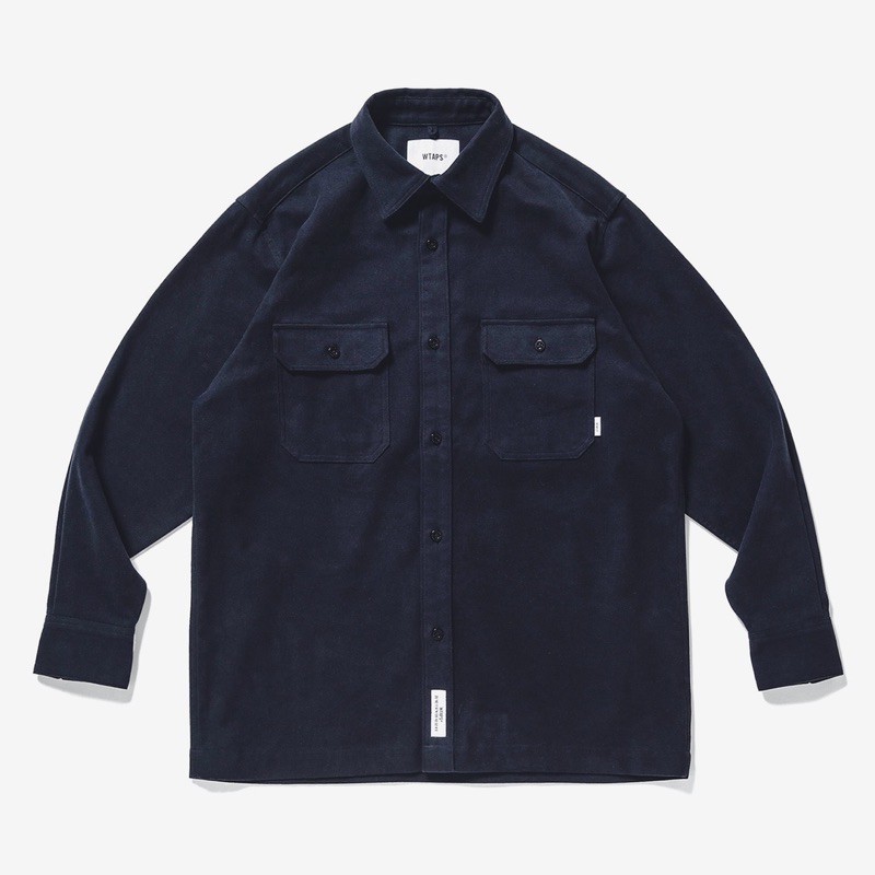 WTAPS 20AW UNION / LS / COTTON. FLANNEL 藍| 蝦皮購物