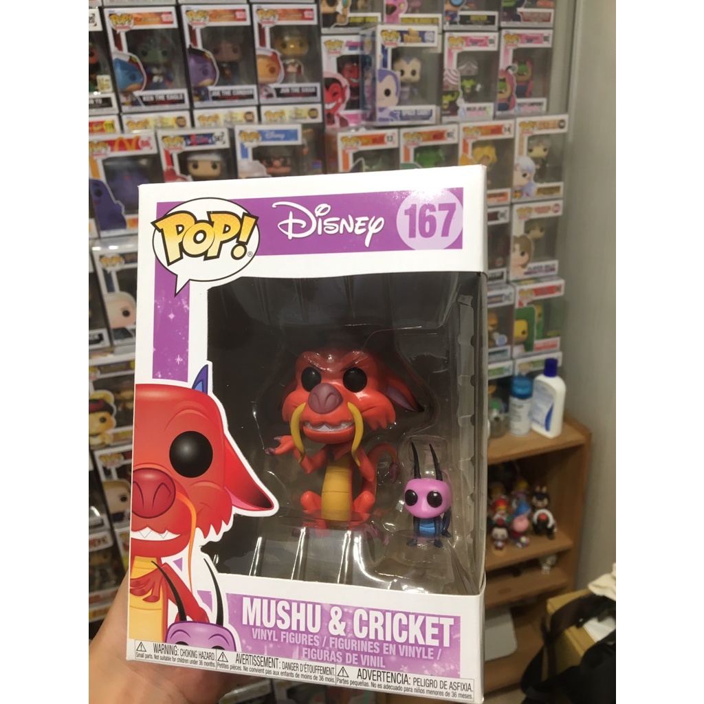 正品【全新】FUNKO POP 迪士尼 花木蘭 167 木須 MUSHU 蟋蟀【平台最低價】 | 蝦皮購物
