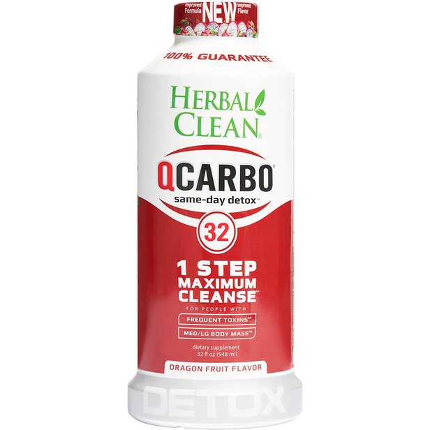 美國 Herbal Clean 強效天然草本維他命飲料 QCARBO 16 & 32 清潔水 沒事果汁 HACKEN07 蝦皮購物