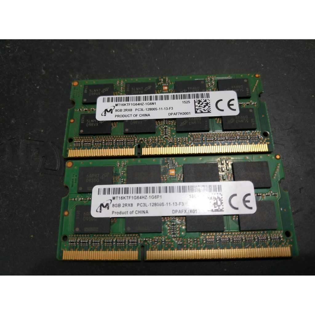 MICRO 8GB 2Rx8 PC3L-12800S-11-13-F3 NB記憶體 | 蝦皮購物