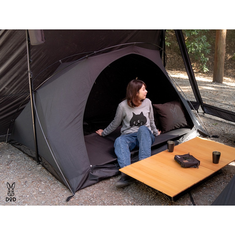 現貨🔥日本DOD FUKADUME KANGAROO TENT S 卡其黑色自立式內帳T2