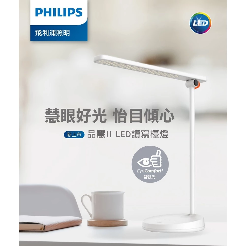 護眼檯燈的性價比之王！飛利浦 Philips 品慧II 66137 深度推薦：AA 級光效與蜂巢防眩光的完美守護