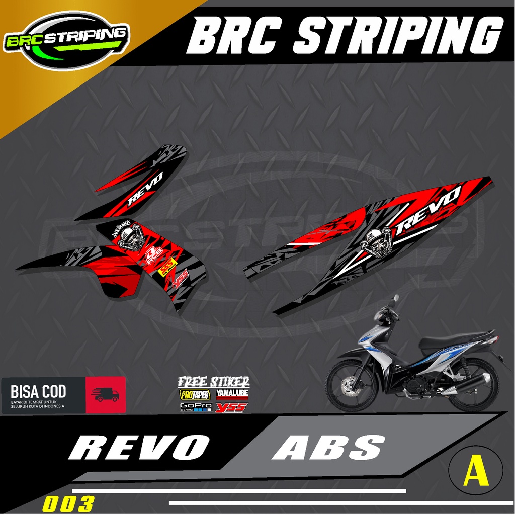 貼紙條紋 REVO Absolute 003-Sticker 變體列表 Motor REVO 絕對圖案賽車 BRC | 蝦皮購物
