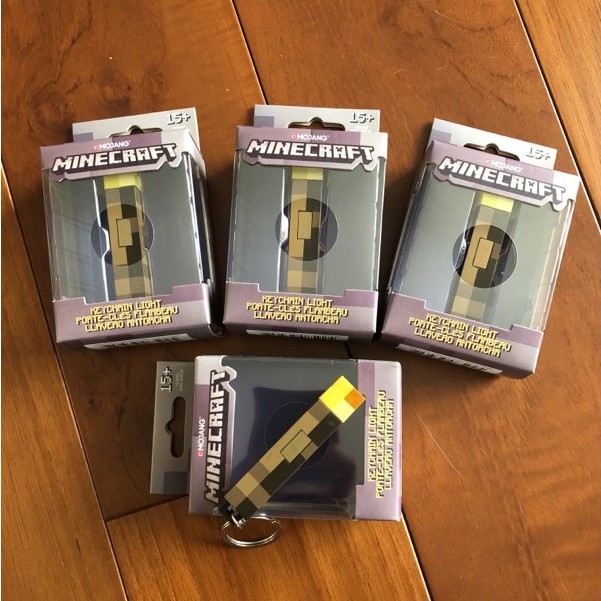 Minecraft on sale torch keychain