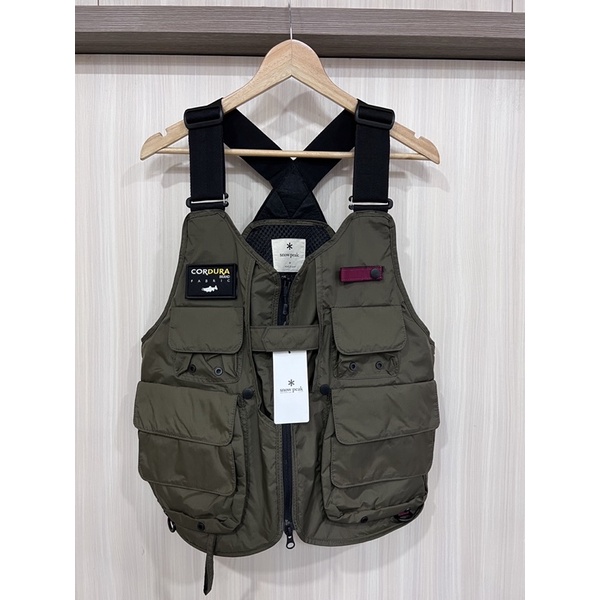 Snowpeak×TONEDTROUT TT Camp Vest 營地背心/ 棕色全新絕版市場稀有