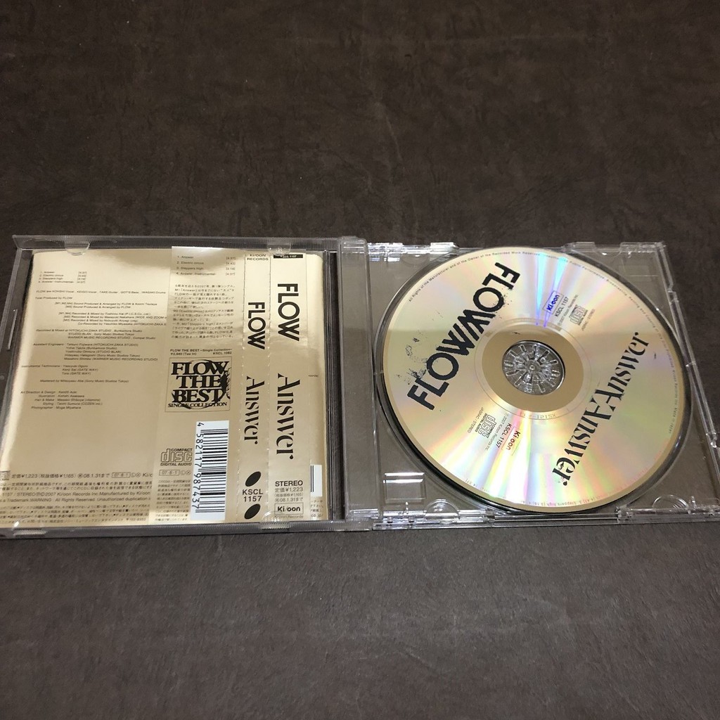 独特な店 二手CD 日版單曲有側標D箱電視劇偵探學園Q片頭曲 Answer FLOW 邦楽