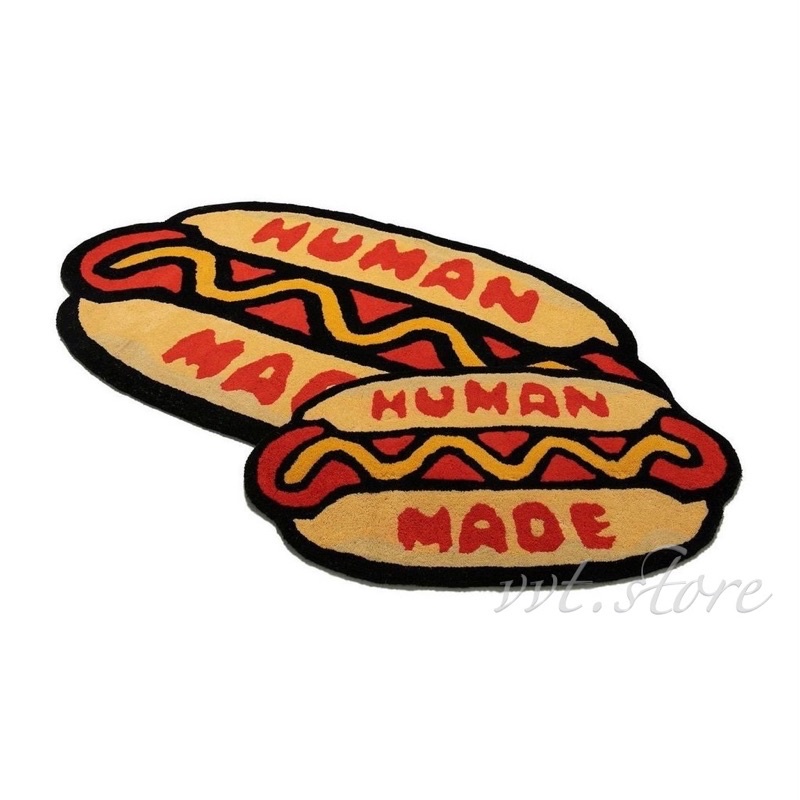 HUMAN MADE 21SS HOT DOG RUG 熱狗地墊地毯擺飾| 蝦皮購物