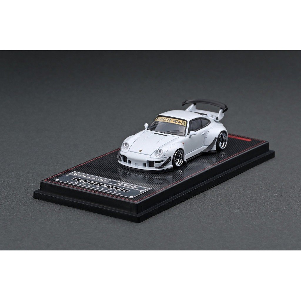 模例】ignition model 1/64 RWB 993 Matte Pearl White 消光白
