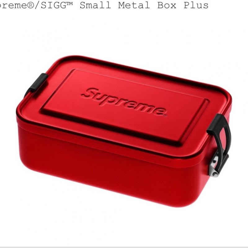 現貨】 Supreme SIGG™ Metal Box Plus Small 鐵盒便當盒小春夏SS18