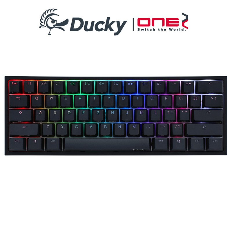 Ducky ONE2 Mini RGB機械式鍵盤 60% PBT 英文版/中文版 紅軸 茶軸 青軸 銀軸 靜音紅軸