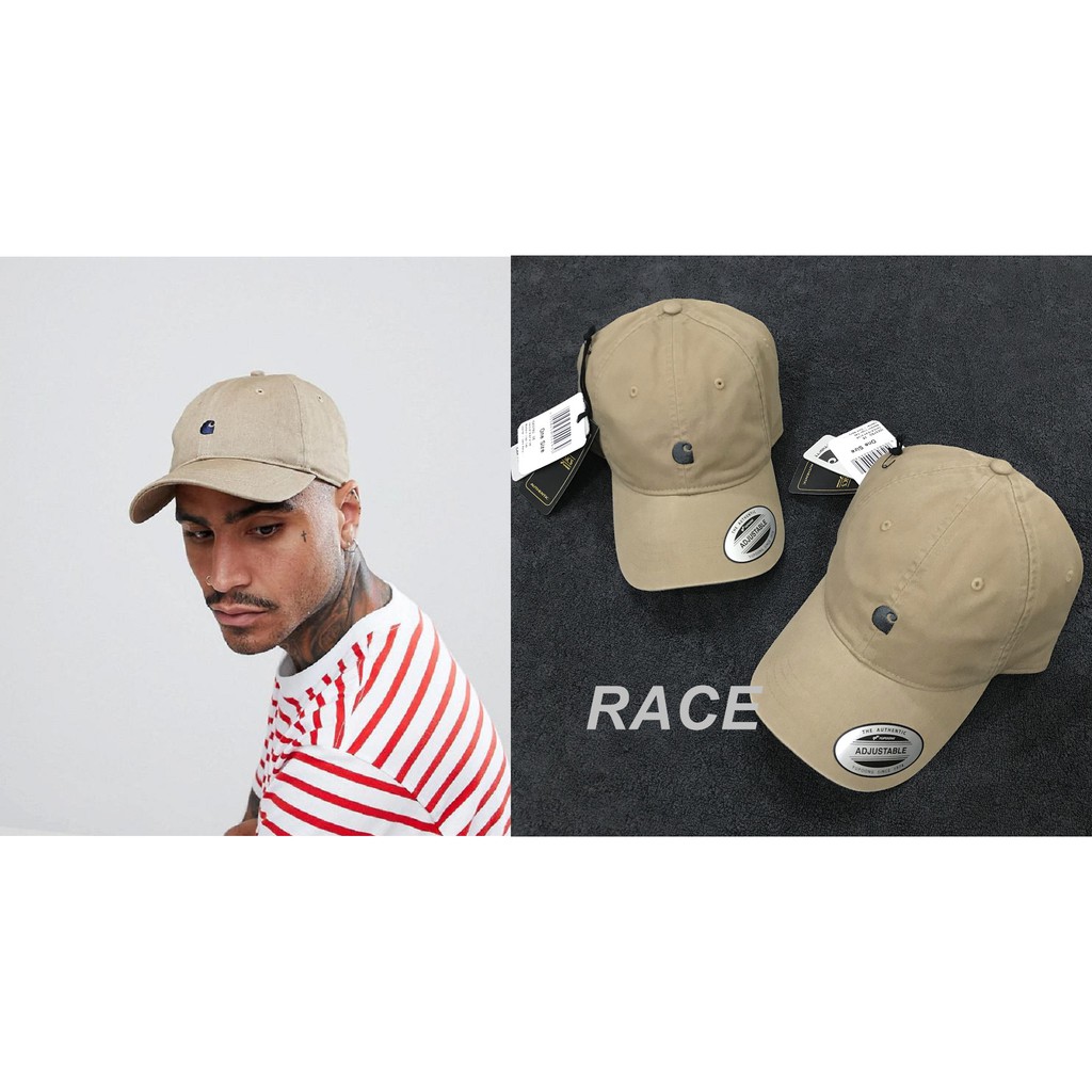 RACE】CARHARTT WIP MADISON 老帽鴨舌老爹帽歐規棒球帽基本款LOGO 卡其