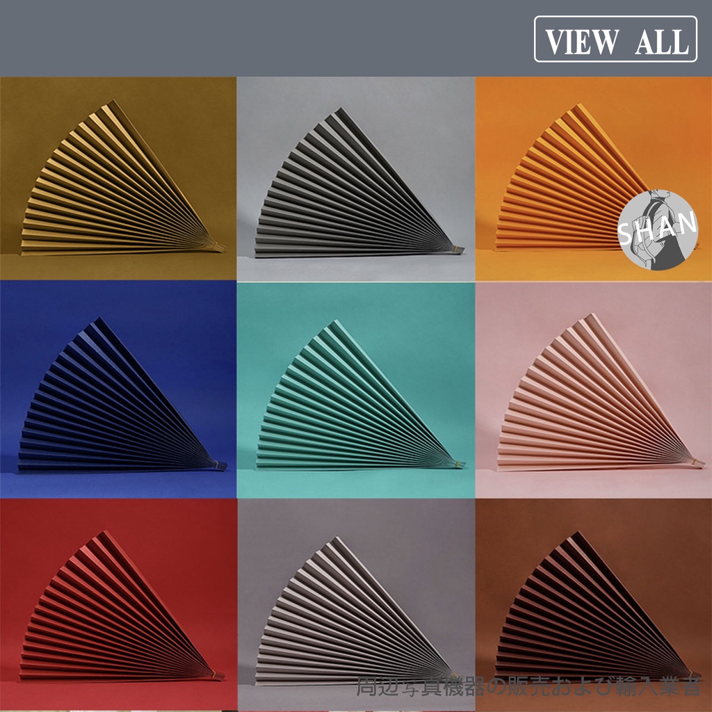 SHAN台灣現貨 中國風手工折扇 純色風琴紙扇 攝影道具 拍照道具 拍攝背景 擺拍 網美 大扇子 抖音 網拍道具 | 蝦皮購物