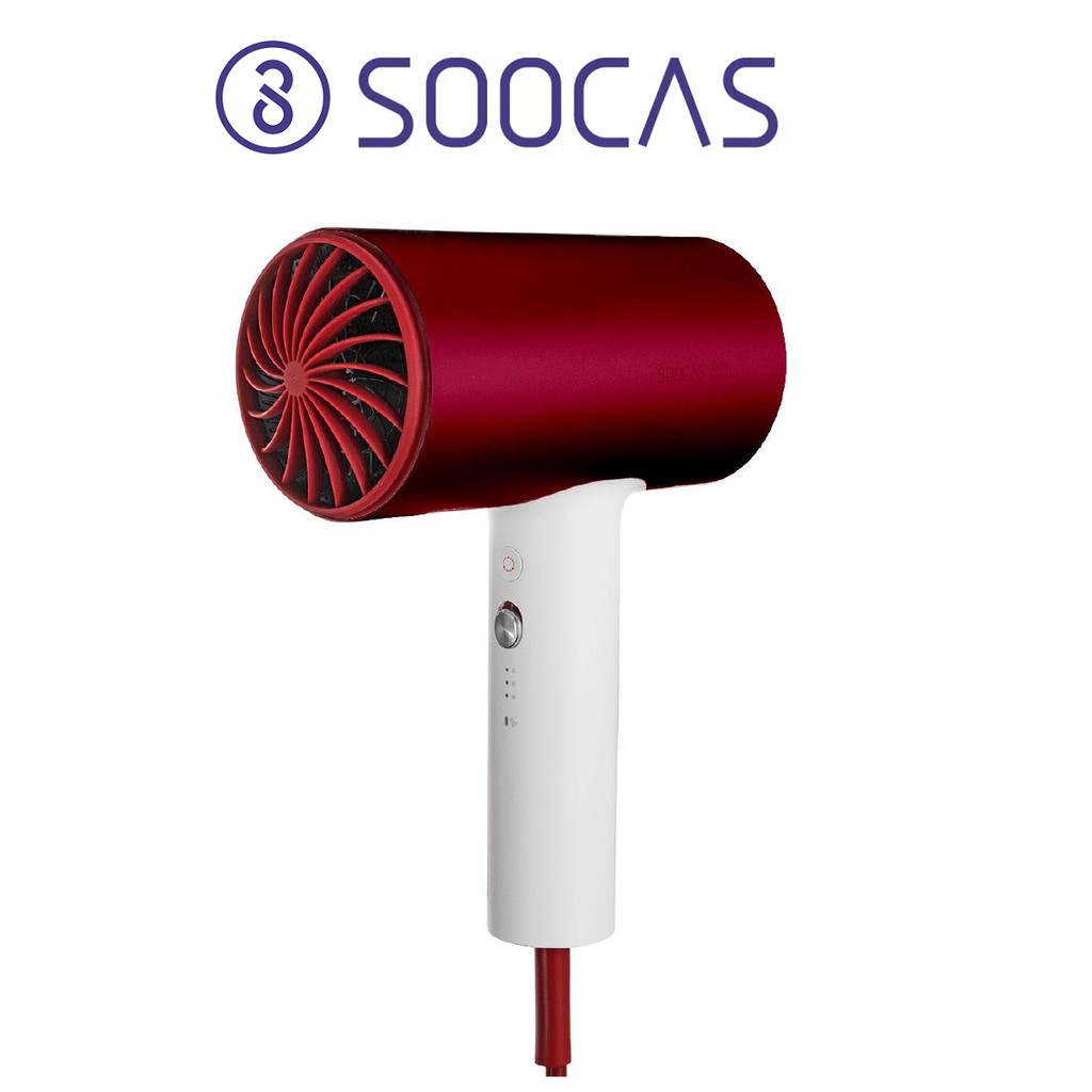 Soocas H3S 陰離子吹風機負離子 360° 可旋轉的 1800W 速乾 | 蝦皮購物