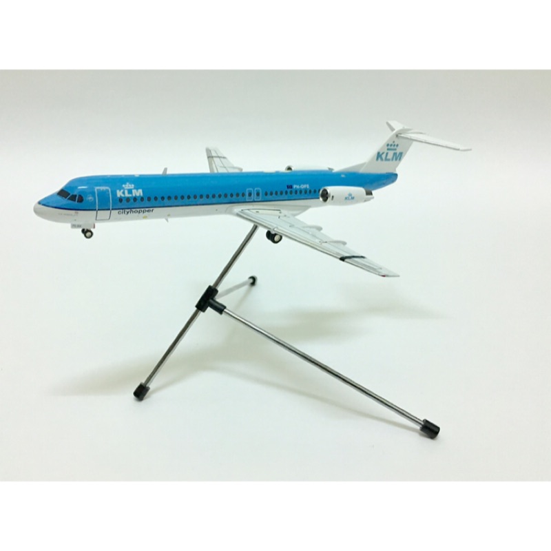 飛機工廠Geminijets 1/200 荷蘭航空KLM 福克fokker 100 PH-OFE 金屬