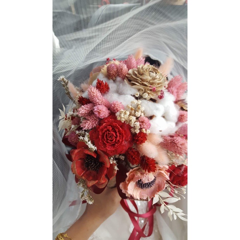 (客製捧花)客製捧花 新娘捧花 永生花 乾燥花 索拉花 韓式捧花 | 蝦皮購物