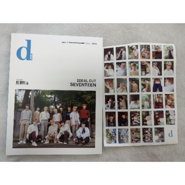 Dicon x SEVENTEEN IDEAL CUT 官方 雜誌寫真 貼紙 小卡組