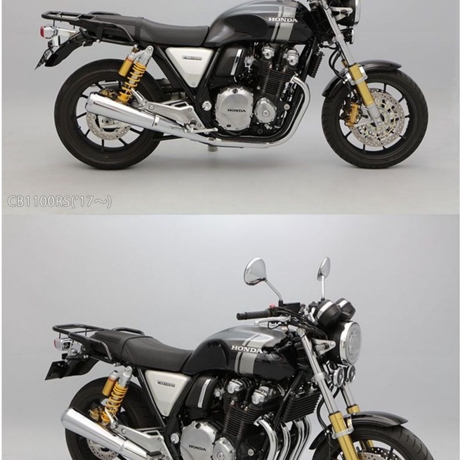 CB1100EX折疊靠背適用於本田CB1100RS改裝後貨架CB1100機車置物可切換式 