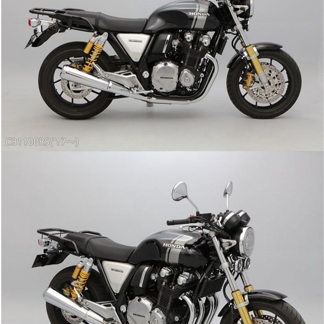 CB1100EX折疊靠背適用於本田CB1100RS改裝後貨架CB1100機車置物可切換式後靠背現貨| 蝦皮購物