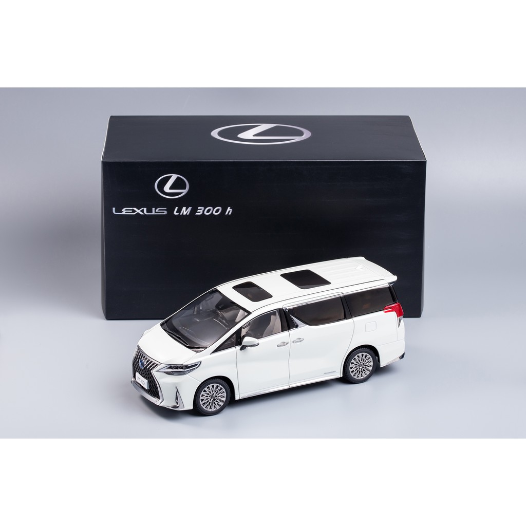 模例】KengFai 1/18 LEXUS LM300h 四人座合金全可開白色| 蝦皮購物