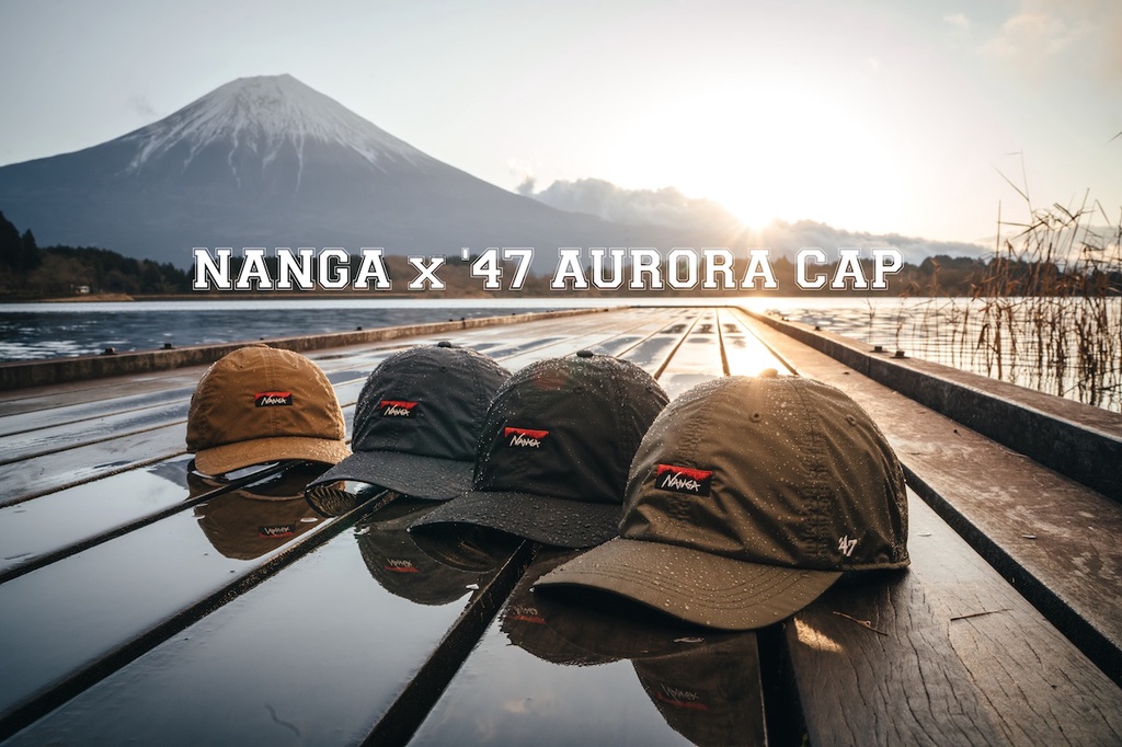 悠閒露營】 (現貨)NANGA × 47 AURORA CAP 棒球帽防水功能帽老帽戶外