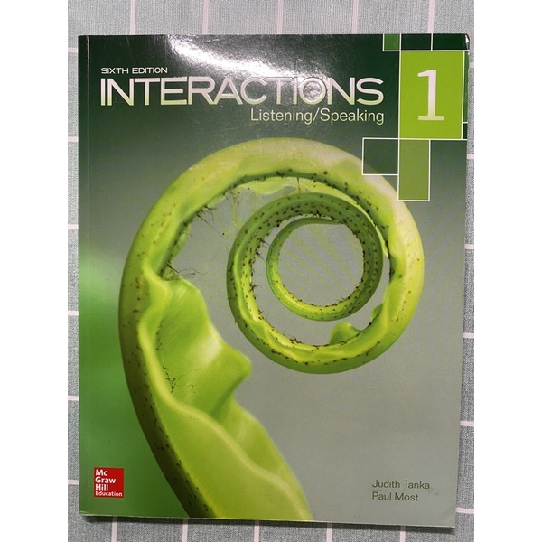 Interactions Listening/Speaking 1 SIXTH Edition (With CD) | 蝦皮購物
