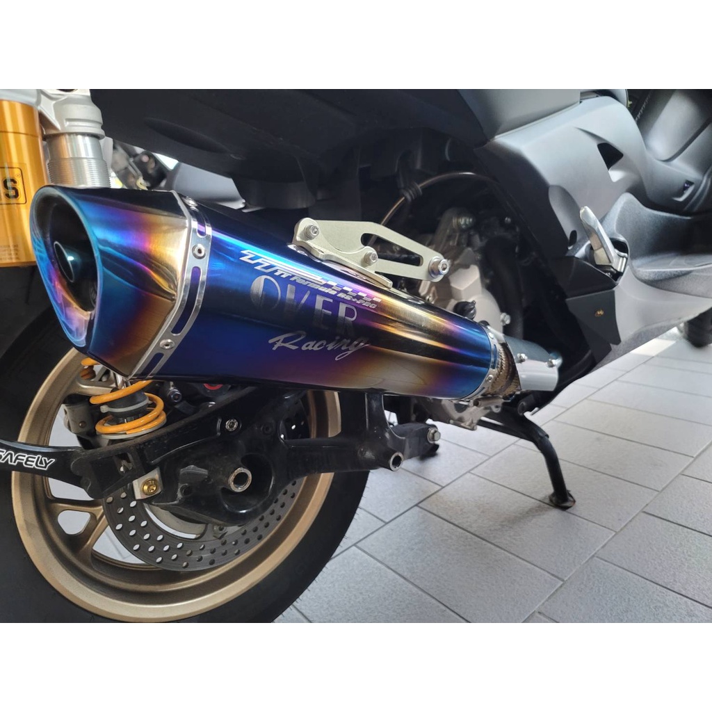 XMAX Over Racing TT-Formula RS+PRO全段鈦管 二手 含消音塞+觸媒+檢驗合格貼紙 | 蝦皮購物