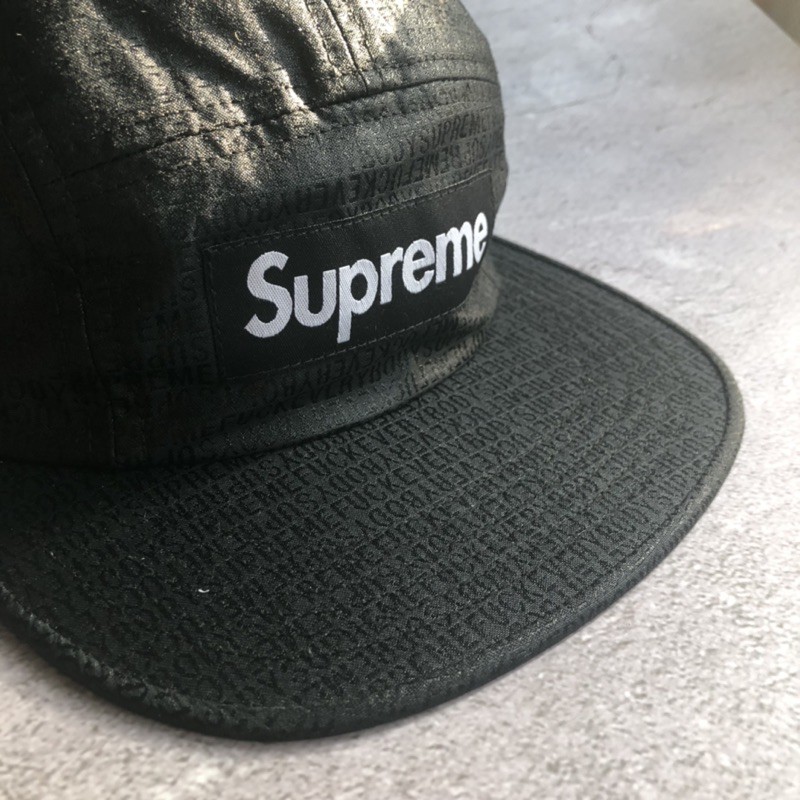 SS19 Supreme Fuck Everybody Jacquard Camp Cap 五分割帽| 蝦皮購物