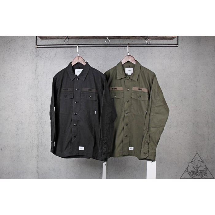 【HYDRA】Wtaps Buds LS / Shirt. Cotton. Ripstop 軍襯衫 口袋【WTS113】