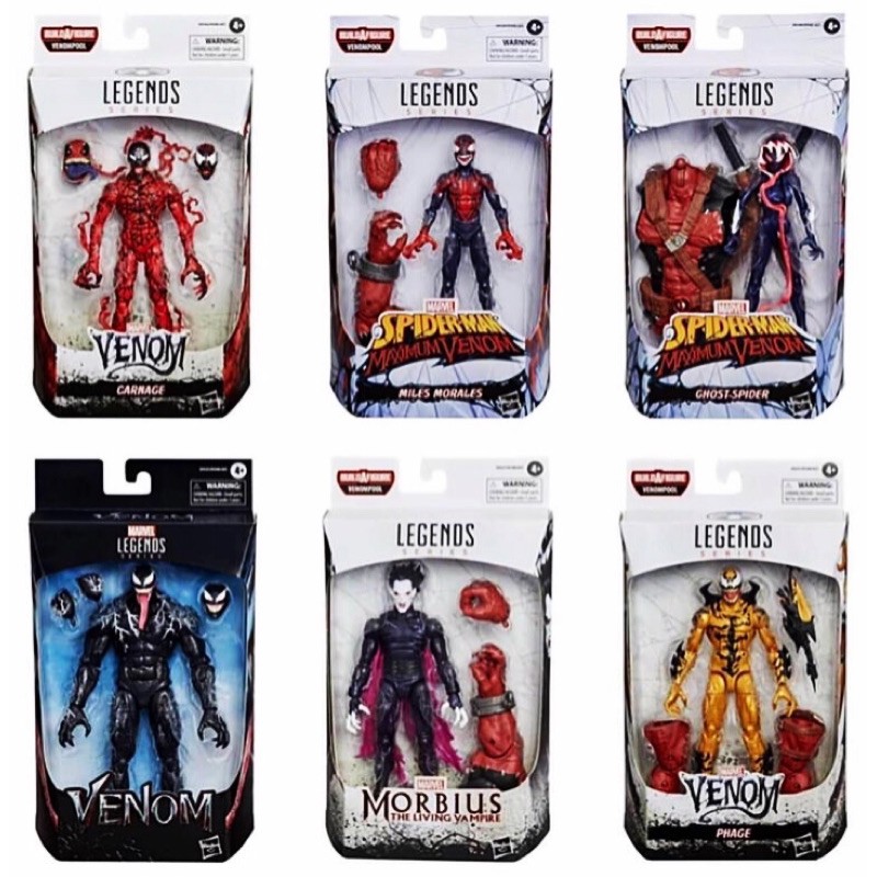 BWT】Marvel Legends 漫威ML 全新現貨漫畫版6吋電影猛毒死侍套組：6➕1