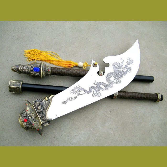 ~廣隆~ 關刀 關公 武聖君 關羽 字雲長 鎮宅 武術用品不鏽鋼春秋大刀 青龍偃月刀 未開刃 | 蝦皮購物