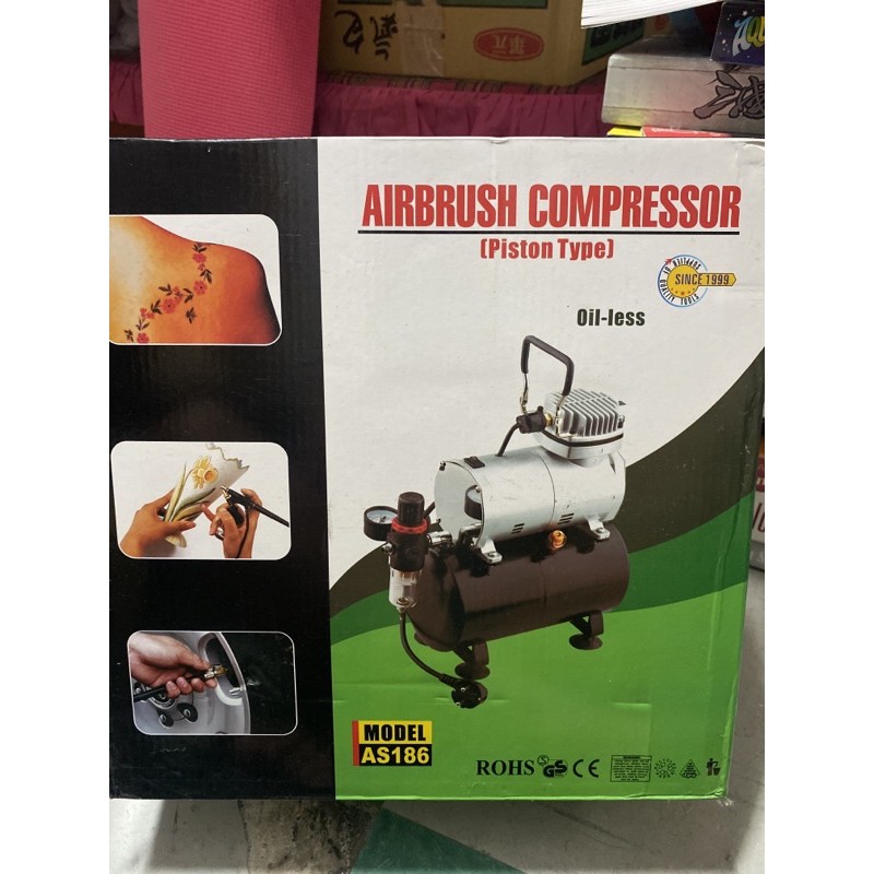 Airbrush compressor model as186 全新 風槍 | 蝦皮購物