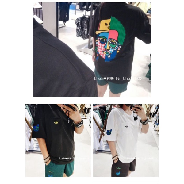 Linda❤️代購Adidas ARTIST CRAIG u0026 KARL 短袖上衣Ha4691 白Ha4690 黑| 蝦皮購物