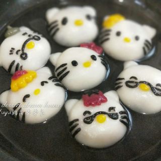 Hello kitty 造型湯圓元宵 芝麻湯圓花生湯圓 | 蝦皮購物