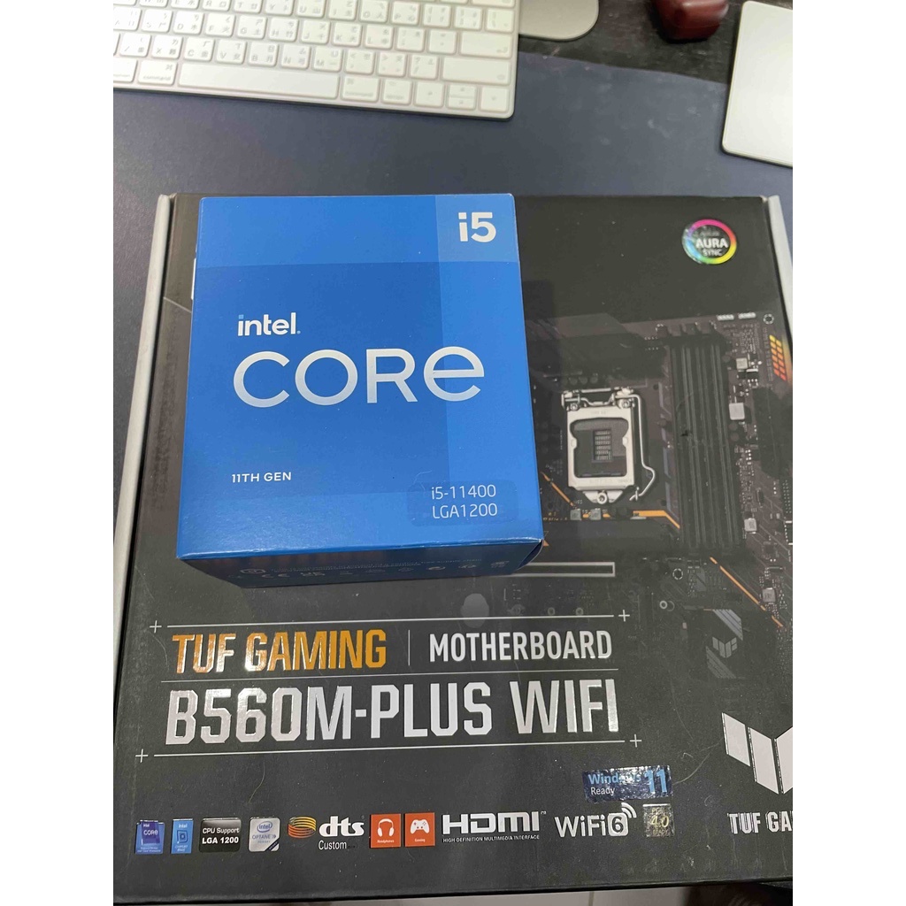 Intel I5-11400 CPU+ ASUS華碩TUF Gaming B560M-PLUS WIFI主機板| 蝦皮購物