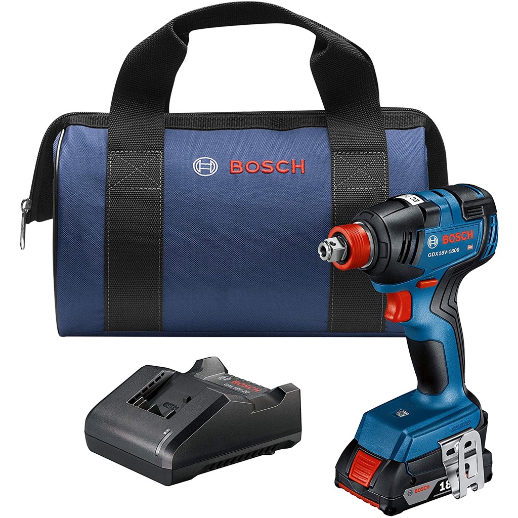 全新 BOSCH GDX18V1800 18V EC 無刷 二合一位 衝擊起子/四分板手兩用 免運 蝦皮購物
