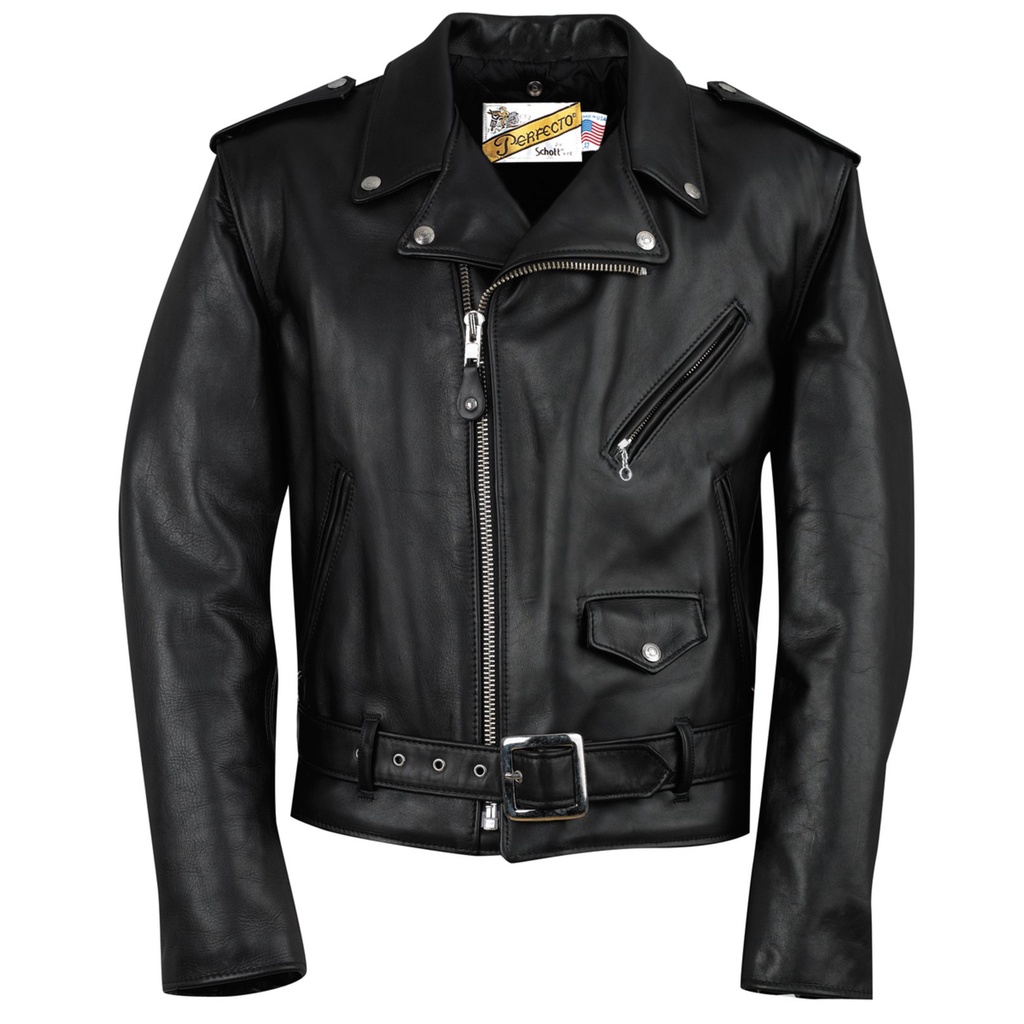 Schott 118 Classic Perfecto® Leather Motorcycle 全苯染牛皮皮衣美國