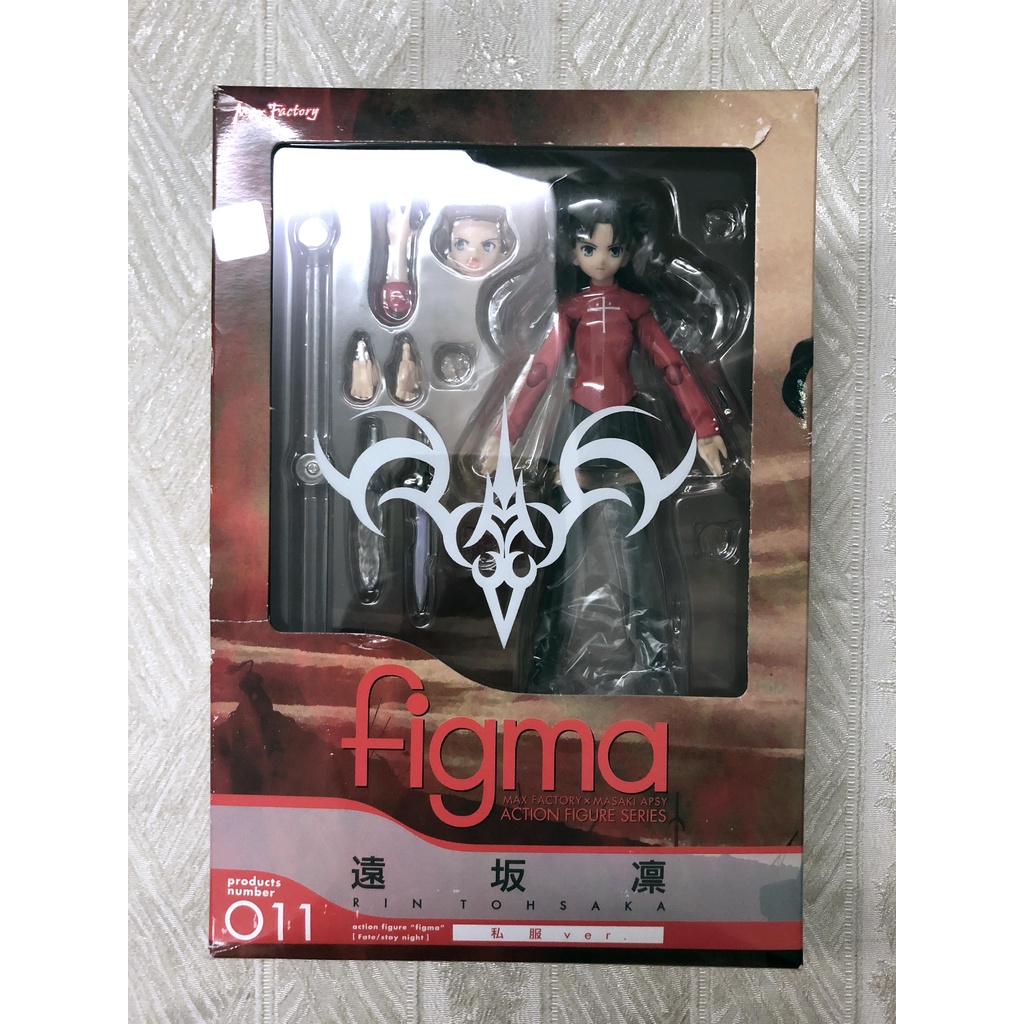 (收藏) Max Factory Figma 011 私服版 Fate/stay night 遠坂凜 Rin 全新