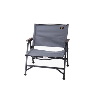 【Minimal Works】B式人生摺疊椅 | 藍灰色 | 露營椅 | 滌綸面料 | 張力強 耐久坐