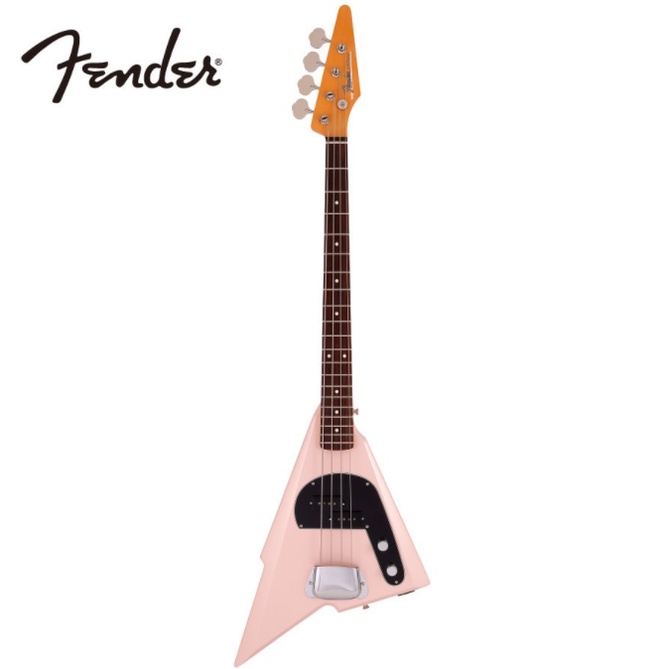 Fender Hama Okamoto Katana Bass Shell Pink 公司貨【宛伶樂器