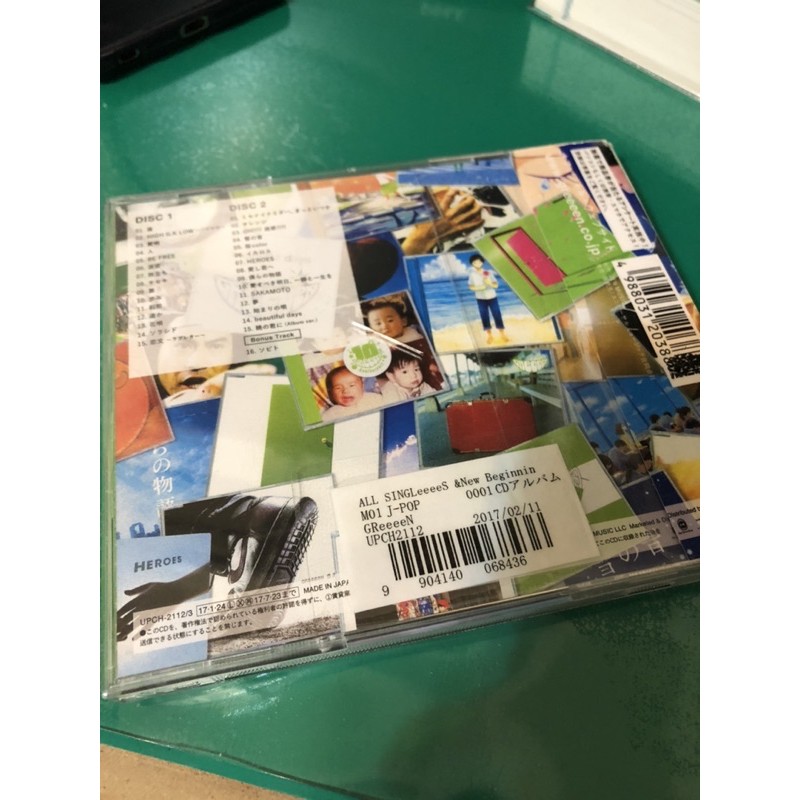 all singleeees オファー & new beginning cd ラベル