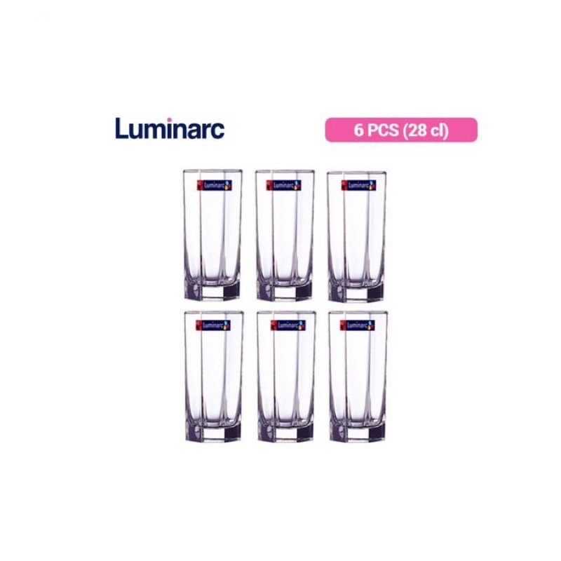 Luminarc Octime 28cl 280ml 玻璃果汁玻璃果汁 07319 切面 8 咖啡館 | 蝦皮購物