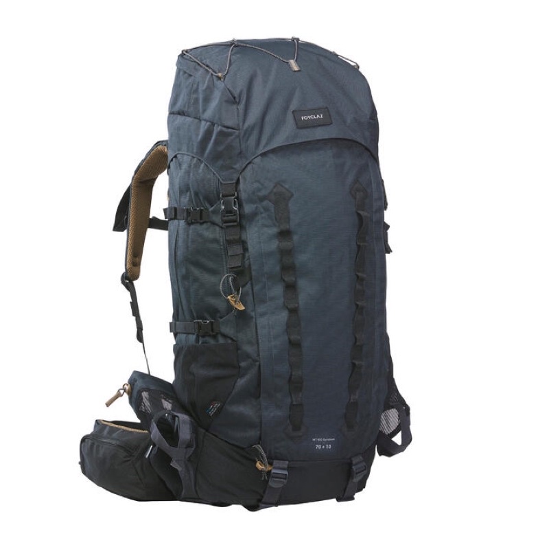 男款 Trek900 70+10L 高階鐵灰色登山健行背包 (附防雨套) FORCLAZ | 蝦皮購物