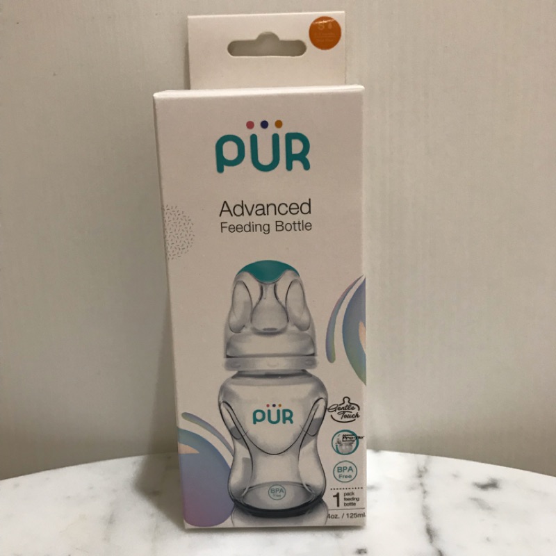 PUR Advanced Pro-flo 防脹氣標準奶瓶 125ml/防脹氣寬口奶瓶 150ml | 蝦皮購物