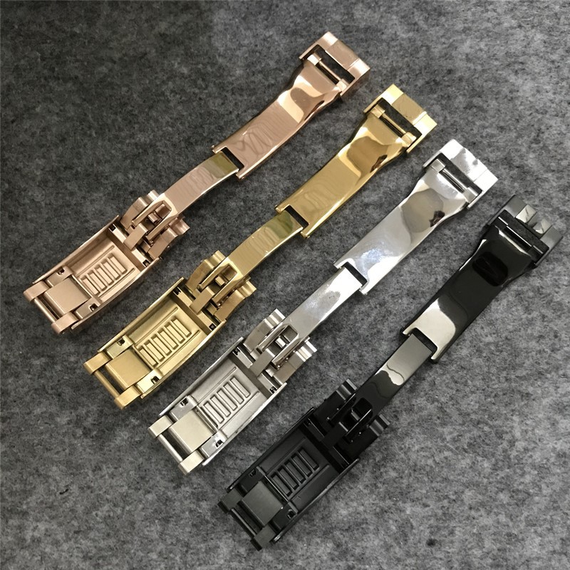 適用 於勞力士黑水鬼表扣rolex gmt潛航者迪通拿綠水鬼鬼王微調扣 遊艇系列鋼扣 9*9mm | 蝦皮購物