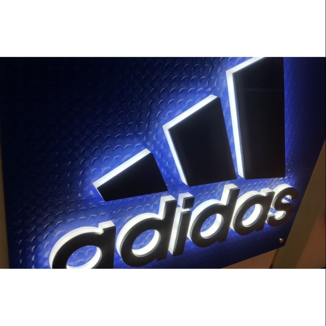 Adidas led clearance sign