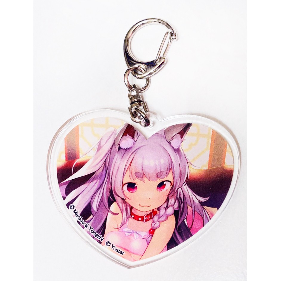 ~出清小屋~現貨 日版 碧藍航線 Azur Lane ×Illustrator 夕立 1st 心型 壓克力 吊飾 鑰匙圈 | 蝦皮購物
