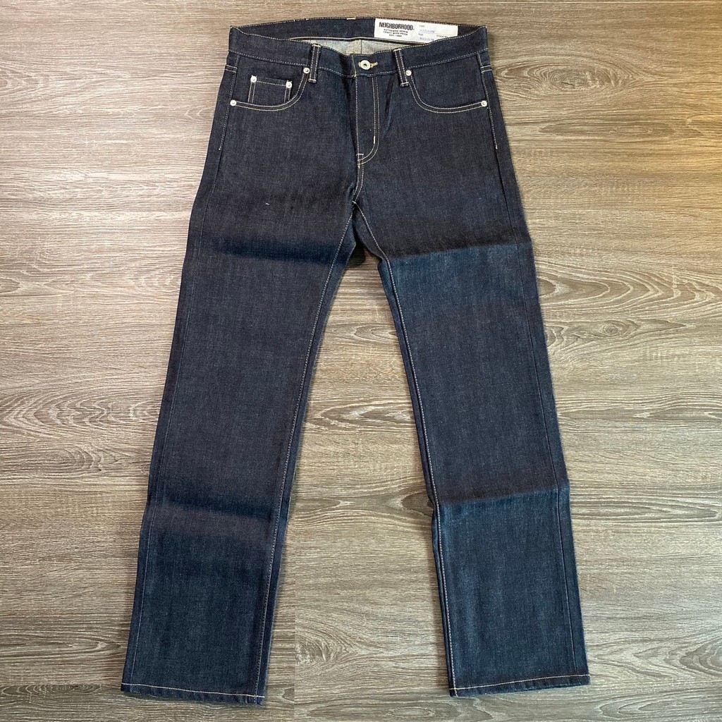 《　小黑痣 現貨　》NEIGHBORHOOD 19AW RIGID . NARROW / 14OZ-PT 藍色 M號