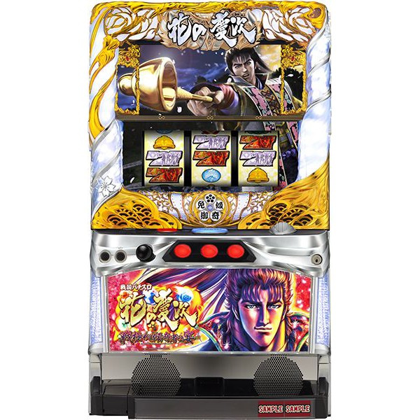 日本原裝SLOT斯洛(2015-花之慶次~戰極傾奇者之宴)五號機大型電玩