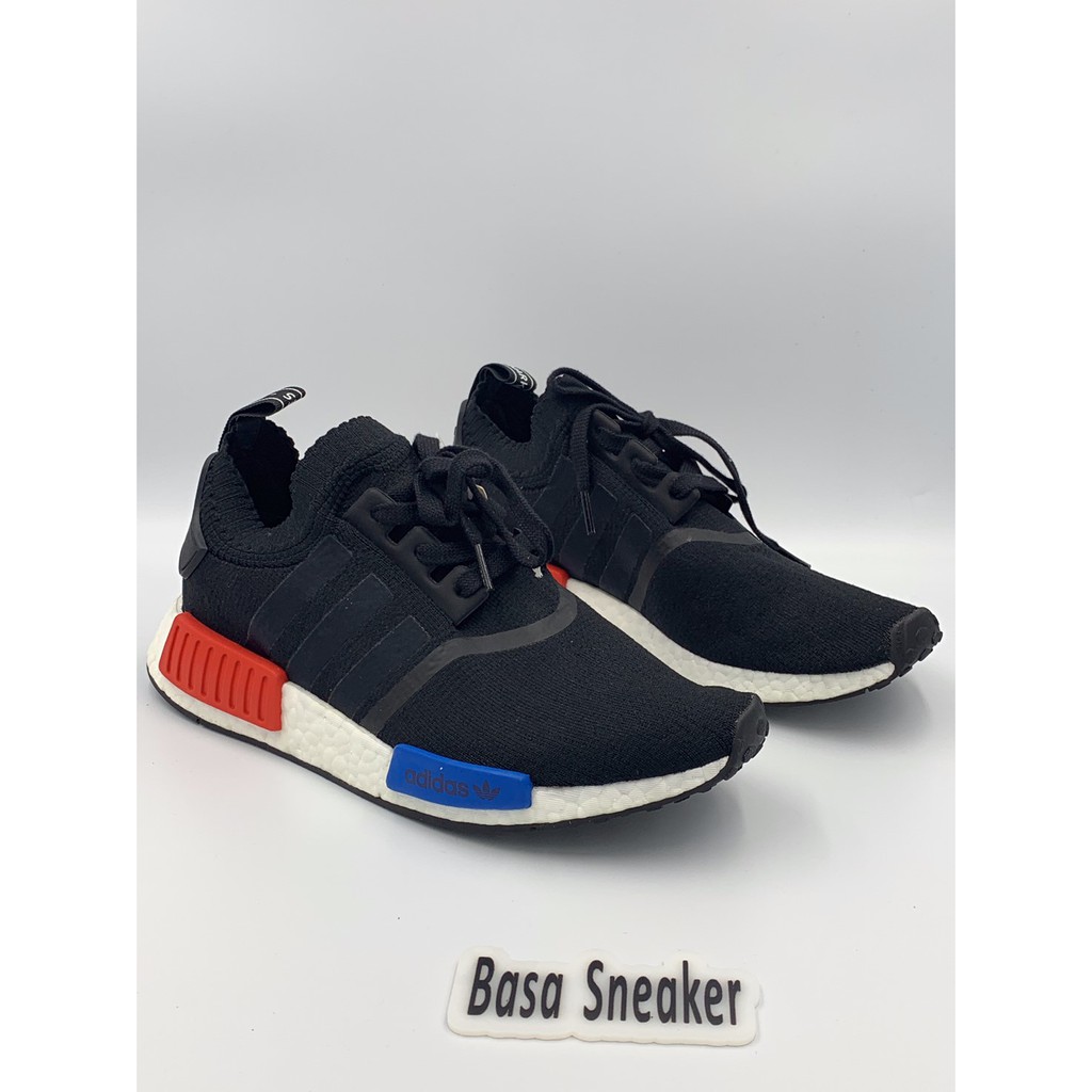 Adidas nmd runner pk cheap (black / red / blue)