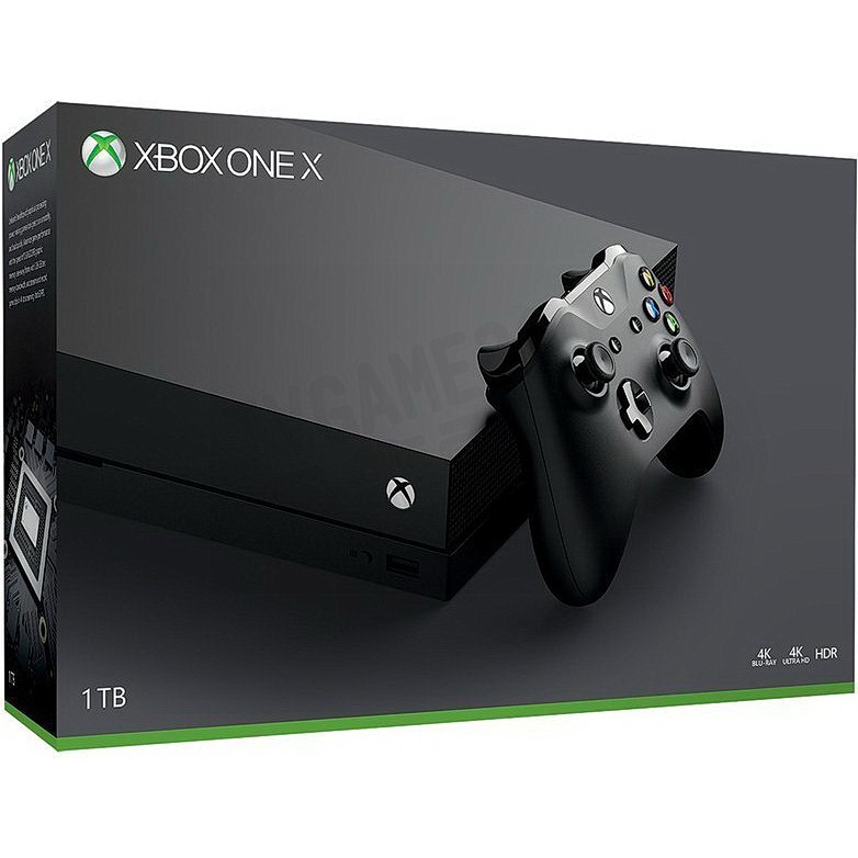 微軟XBOXONE XBOX ONE X 1T 1TB 主機天蠍座4K 黑色公司貨【台中恐龍